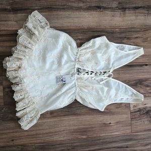 Sabo skirt babydoll romper